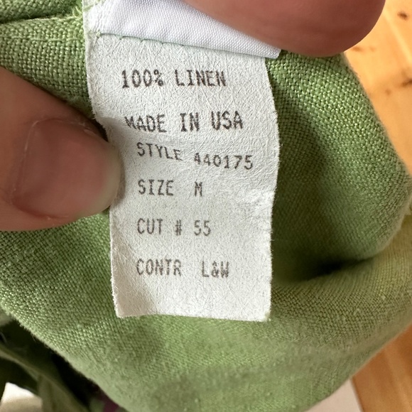 Cut Loose Green Linen Floral Maxi Dress - Picture 5 of 7